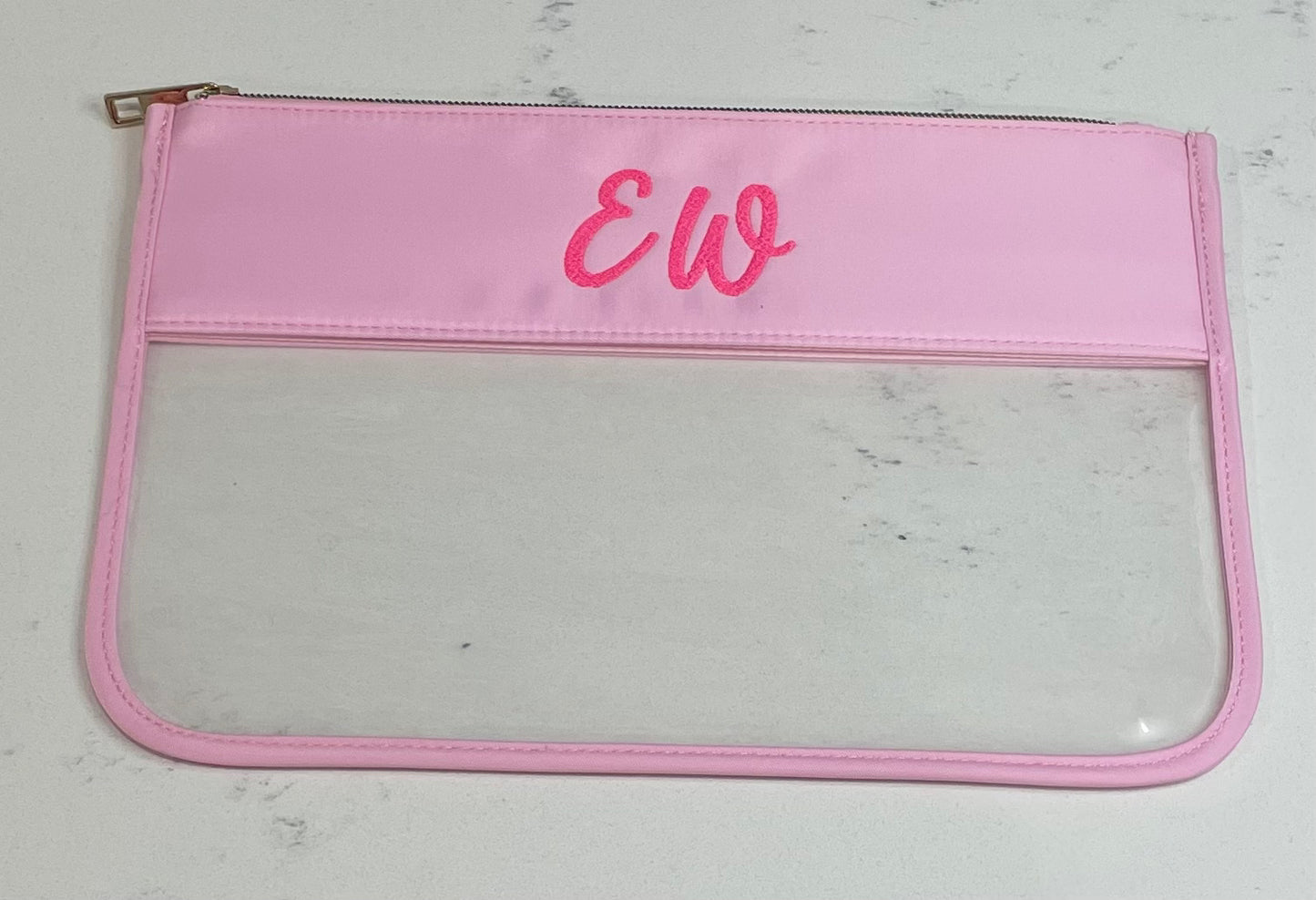 Personalized plastic pouch