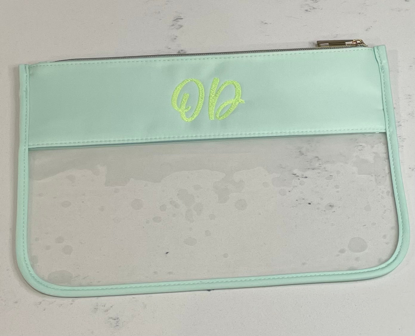 Personalized plastic pouch