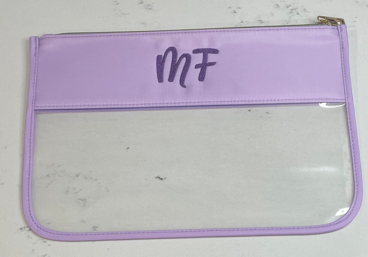 Personalized plastic pouch