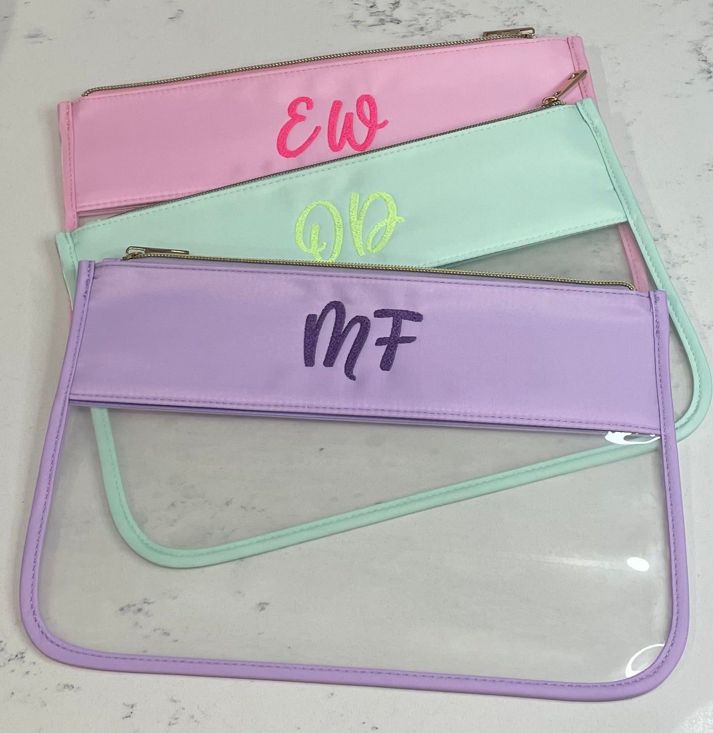 Personalized plastic pouch
