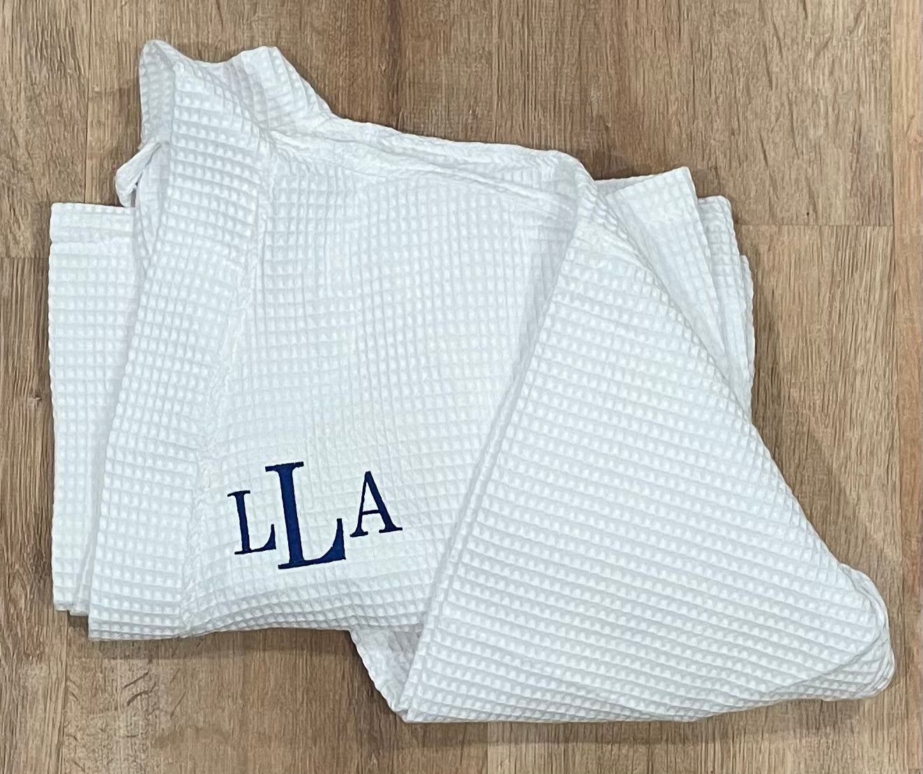 Personalized Waffle Robe