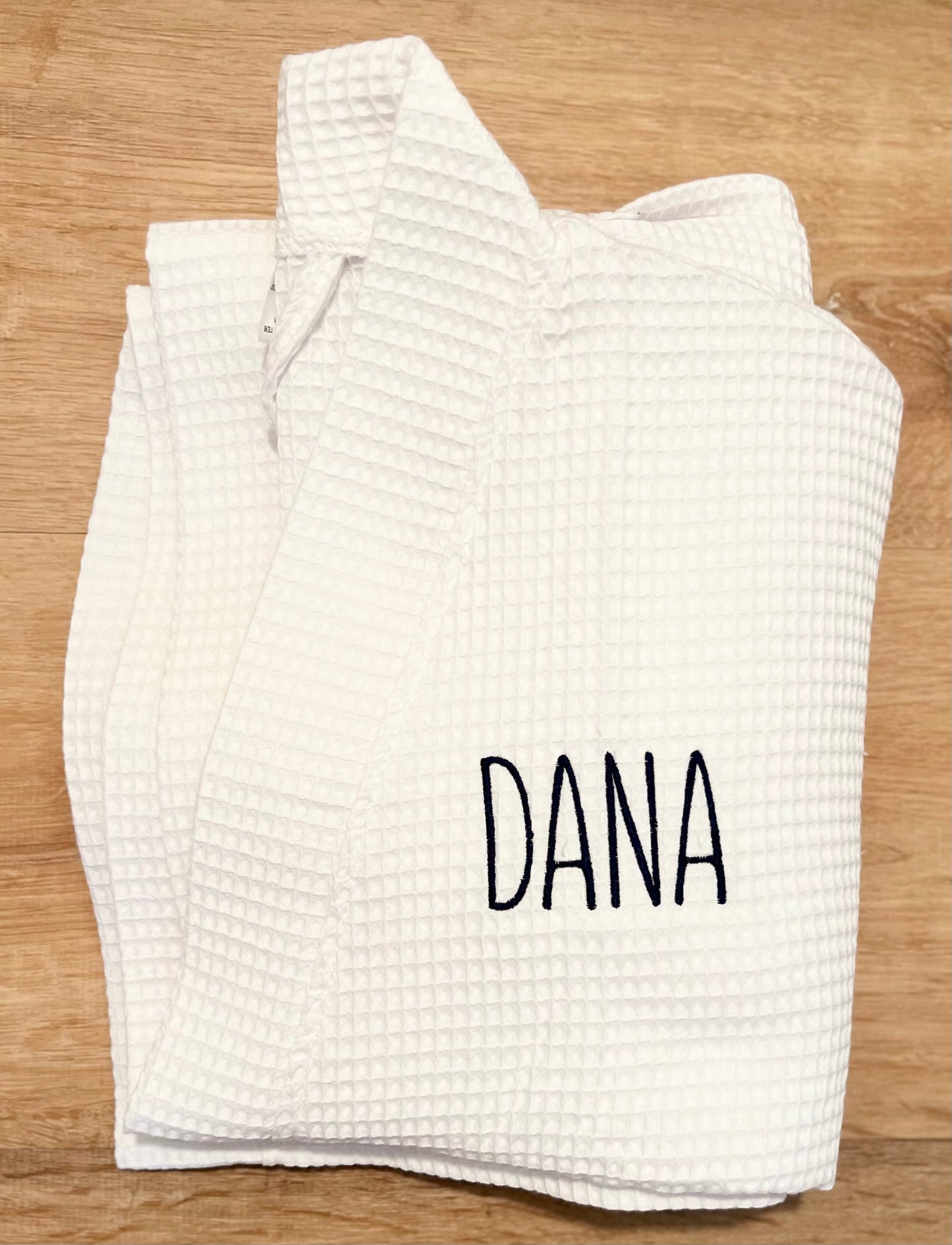 Personalized Waffle Robe