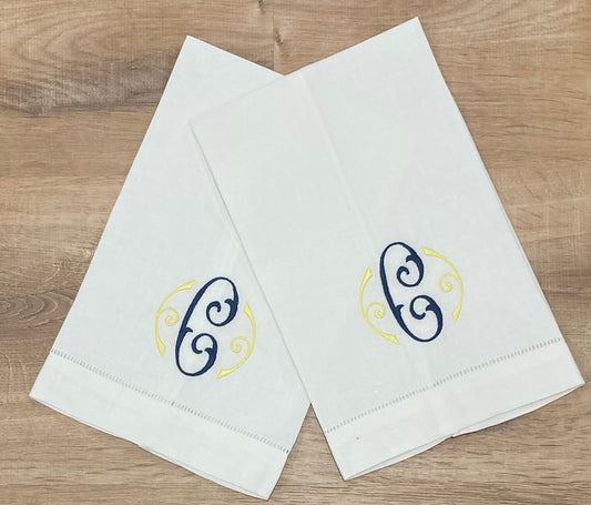 Personalized Linen Hand Towel